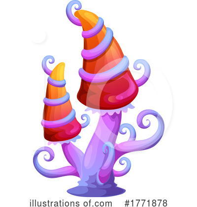 Royalty-Free (RF) Mushroom Clipart Illustration by Vector Tradition SM - Stock Sample #1771878