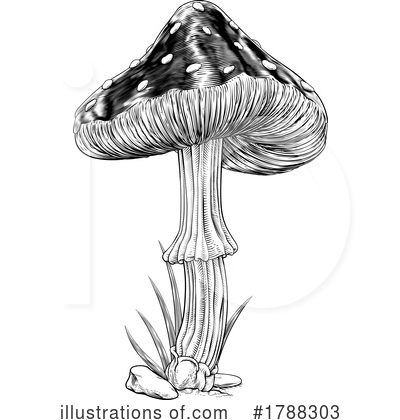 Royalty-Free (RF) Mushroom Clipart Illustration by AtStockIllustration - Stock Sample #1788303