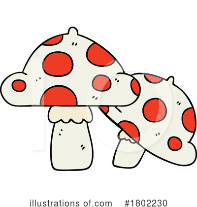 Mushroom Clipart #1802230 by lineartestpilot