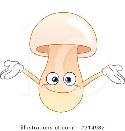 Royalty-Free (RF) Mushroom Clipart Illustration by yayayoyo - Stock Sample #214982