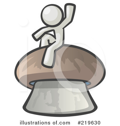 Royalty-Free (RF) Mushroom Clipart Illustration by Leo Blanchette - Stock Sample #219630