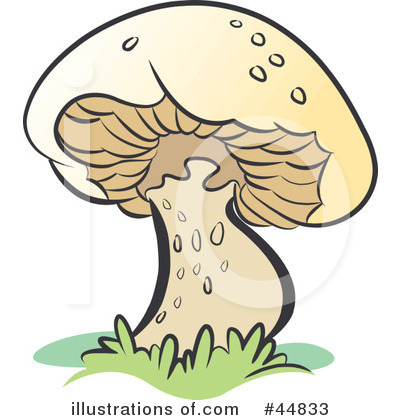 Royalty-Free (RF) Mushroom Clipart Illustration by Lal Perera - Stock Sample #44833