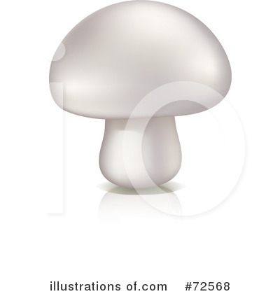 Royalty-Free (RF) Mushroom Clipart Illustration by cidepix - Stock Sample #72568