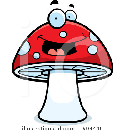 Royalty-Free (RF) Mushroom Clipart Illustration by Cory Thoman - Stock Sample #94449