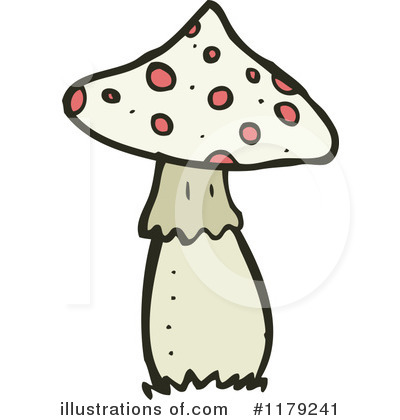 Royalty-Free (RF) Mushrooms Clipart Illustration by lineartestpilot - Stock Sample #1179241