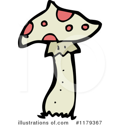 Royalty-Free (RF) Mushrooms Clipart Illustration by lineartestpilot - Stock Sample #1179367