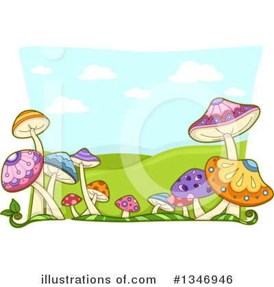 Mushroom Clipart #1346946 by BNP Design Studio