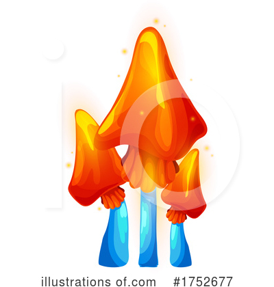 Royalty-Free (RF) Mushrooms Clipart Illustration by Vector Tradition SM - Stock Sample #1752677