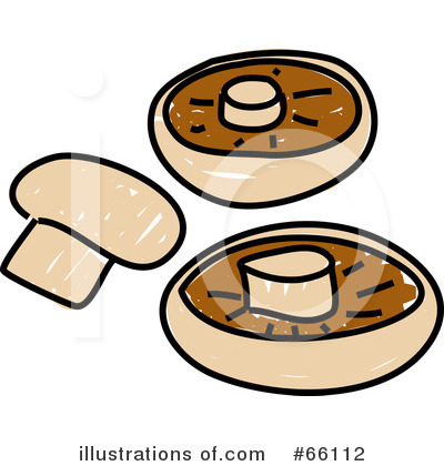 Royalty-Free (RF) Mushrooms Clipart Illustration by Prawny - Stock Sample #66112