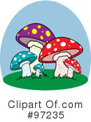 Mushrooms Clipart #97235 by Pams Clipart