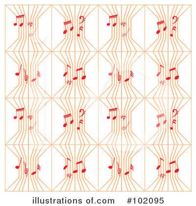 Royalty-Free (RF) Music Clipart Illustration by Cherie Reve - Stock Sample #102095