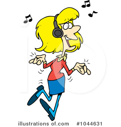 Royalty-Free (RF) Music Clipart Illustration by toonaday - Stock Sample #1044631