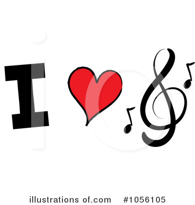 Royalty-Free (RF) Music Clipart Illustration by Pams Clipart - Stock Sample #1056105