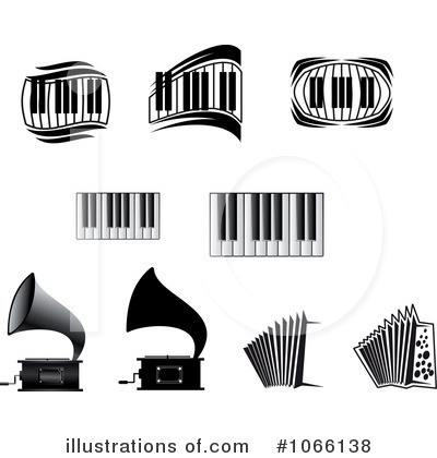 Keyboards Clipart #1066138 by Vector Tradition SM