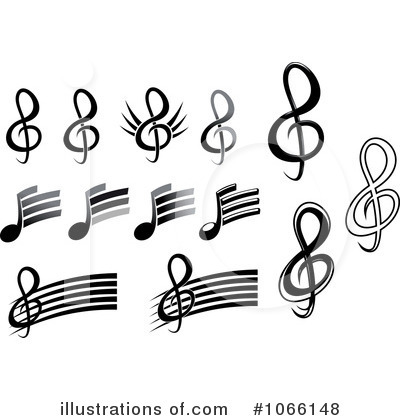 Royalty-Free (RF) Music Clipart Illustration by Vector Tradition SM - Stock Sample #1066148