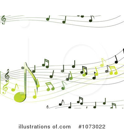 Music Notes Clipart #1073022 by elaineitalia