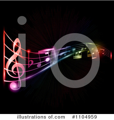 Music Notes Clipart #1104959 by KJ Pargeter