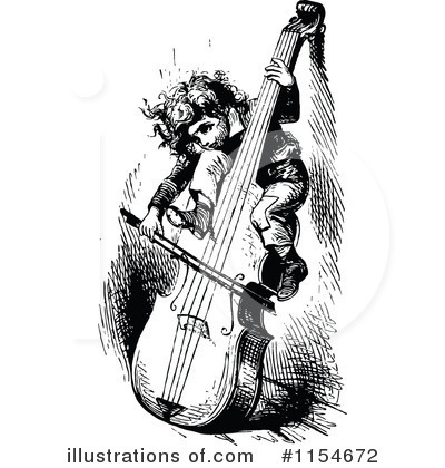 Royalty-Free (RF) Music Clipart Illustration by Prawny Vintage - Stock Sample #1154672