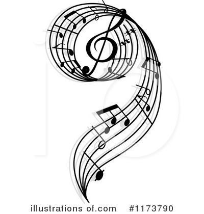 Royalty-Free (RF) Music Clipart Illustration by Vector Tradition SM - Stock Sample #1173790