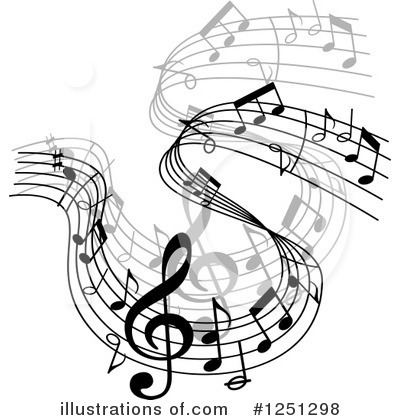 Royalty-Free (RF) Music Clipart Illustration by Vector Tradition SM - Stock Sample #1251298