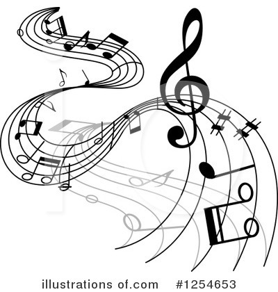 Royalty-Free (RF) Music Clipart Illustration by Vector Tradition SM - Stock Sample #1254653