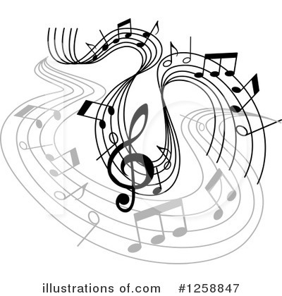 Royalty-Free (RF) Music Clipart Illustration by Vector Tradition SM - Stock Sample #1258847