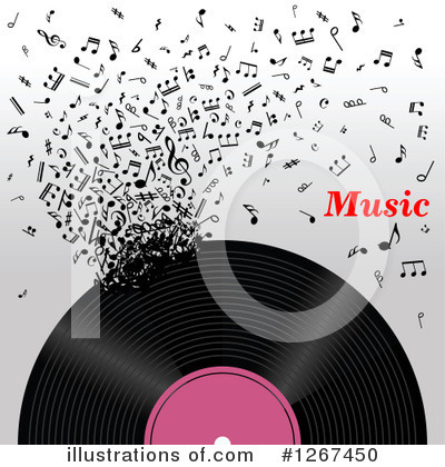 Vinyl Record Clipart #1267450 by Vector Tradition SM