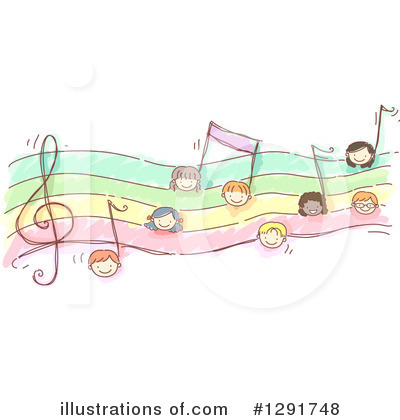 Music Note Clipart #1291748 by BNP Design Studio