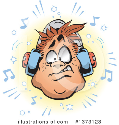 Royalty-Free (RF) Music Clipart Illustration by Clip Art Mascots - Stock Sample #1373123