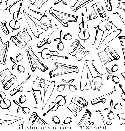 Royalty-Free (RF) Music Clipart Illustration by Vector Tradition SM - Stock Sample #1397550