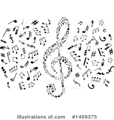 Royalty-Free (RF) Music Clipart Illustration by Vector Tradition SM - Stock Sample #1409375
