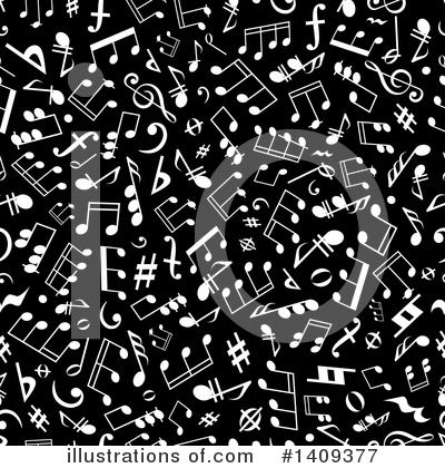 Music Note Clipart #1409377 by Vector Tradition SM
