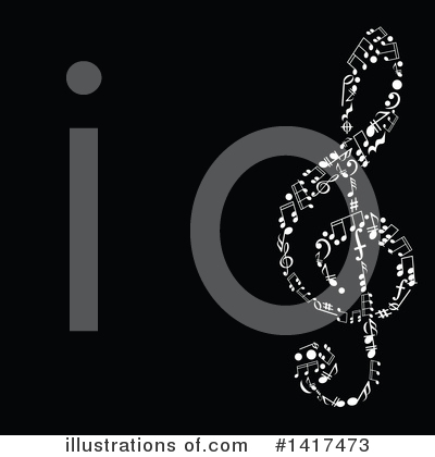 Music Note Clipart #1417473 by Vector Tradition SM