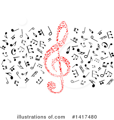 Royalty-Free (RF) Music Clipart Illustration by Vector Tradition SM - Stock Sample #1417480