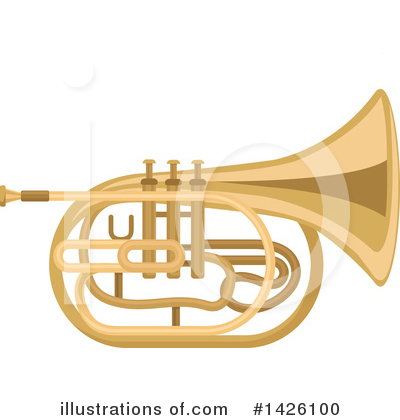 Tuba Clipart #1426100 by Vector Tradition SM