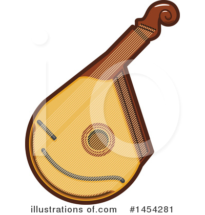 Mandolin Clipart #1454281 by Vector Tradition SM