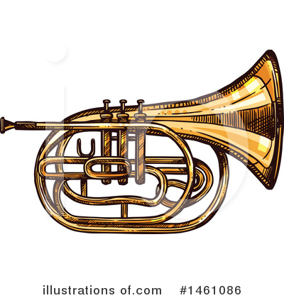 Tuba Clipart #1461086 by Vector Tradition SM