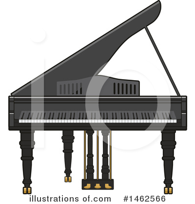 Piano Clipart #1462566 by Vector Tradition SM