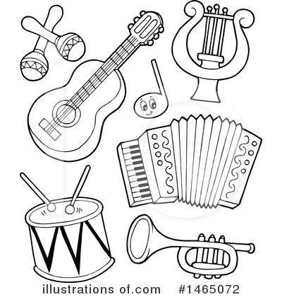 Royalty-Free (RF) Music Clipart Illustration by visekart - Stock Sample #1465072