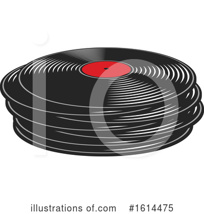 Vinyl Record Clipart #1614475 by Vector Tradition SM