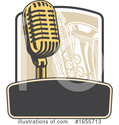 Microphone Clipart #1655713 by Vector Tradition SM