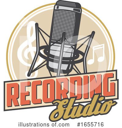 Mic Clipart #1655716 by Vector Tradition SM