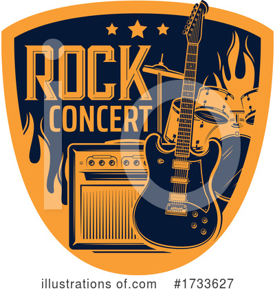 Rock Music Clipart #1733627 by Vector Tradition SM