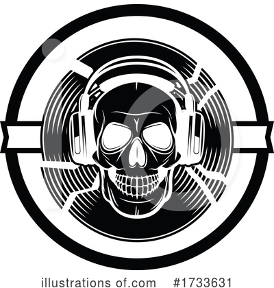 Skull Clipart #1733631 by Vector Tradition SM