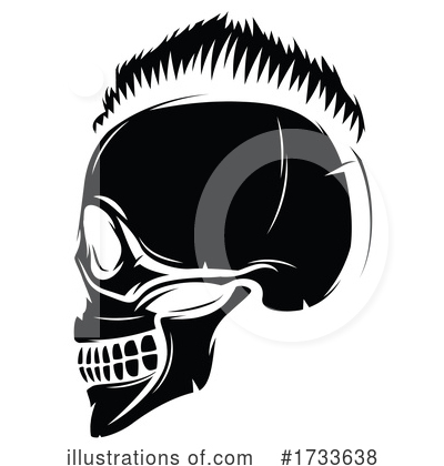 Skull Clipart #1733638 by Vector Tradition SM