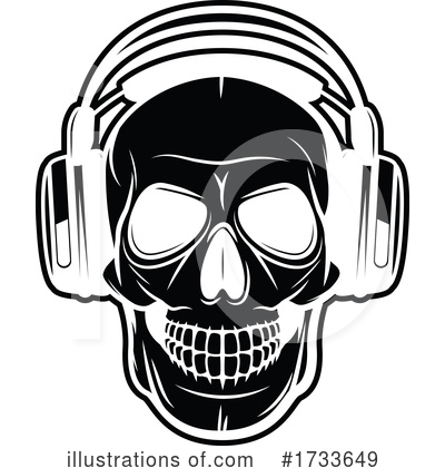 Headphones Clipart #1733649 by Vector Tradition SM