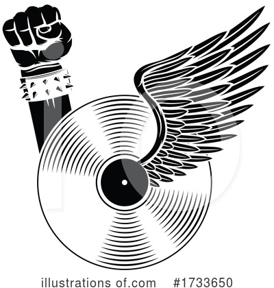 Vinyl Record Clipart #1733650 by Vector Tradition SM