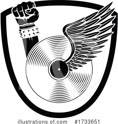 Vinyl Record Clipart #1733651 by Vector Tradition SM