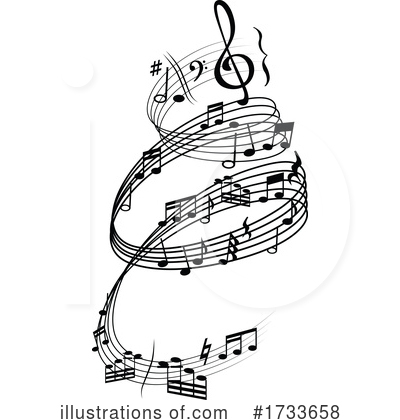 Royalty-Free (RF) Music Clipart Illustration by Vector Tradition SM - Stock Sample #1733658