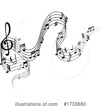 Royalty-Free (RF) Music Clipart Illustration by Vector Tradition SM - Stock Sample #1733660